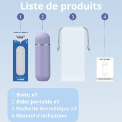Bidet Portable SARED 380ml - Hygiène Intime Assurée