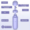 Bidet Portable SARED 380ml - Hygiène Intime Assurée