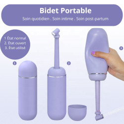 Bidet Portable SARED 380ml - Hygiène Intime Assurée