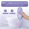 Bidet Portable SARED 380ml - Hygiène Intime Assurée